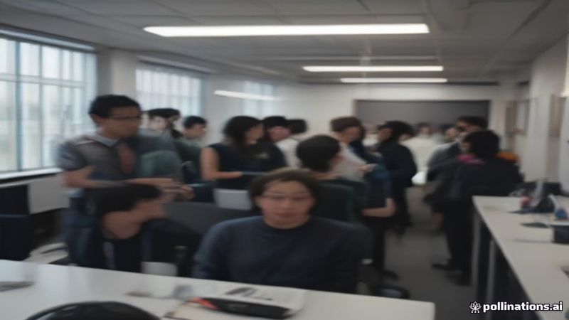 bl漫画团队在编辑部讨论双男主剧情分镜的工作场景插画